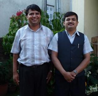 Pastor Min Raj and Dipak Dulal